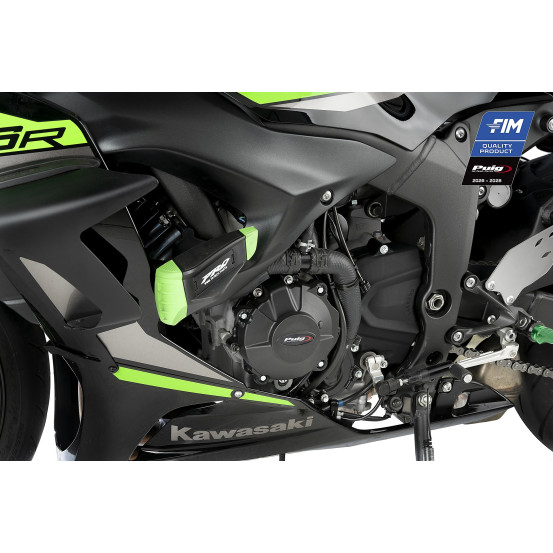 Kit protections de carter moteur PUIG Track - KAWASAKI ZX-6R 636 NINJA 2013-2017 - ZX-6R NINJA 2009-2026