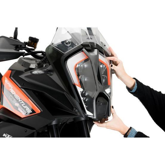 Sticker PUIG Protection de phare Adhere - KTM 1290 SUPER ADVENTURE R / 1290 SUPER ADVENTURE S 2021-2025