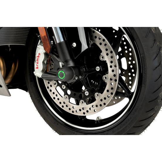 Tampons de protection PUIG de fourche PHB19 - KAWASAKI NINJA H2 SX 2018-2026 - NINJA H2 SX SE 2022-2026