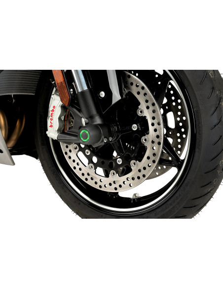 Tampons de protection PUIG de fourche PHB19 - KAWASAKI NINJA H2 SX 2018-2026 - NINJA H2 SX SE 2022-2026