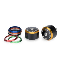 Embouts de guidon PUIG Balance avec anneaux - APRILIA RS 457 / TUONO 125 2024-2026 - RS125 2021-2026