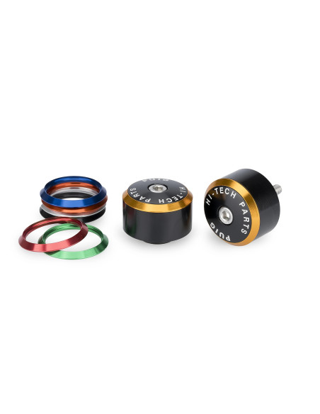 Embouts de guidon PUIG Balance avec anneaux - APRILIA RS 457 / TUONO 125 2024-2026 - RS125 2021-2026