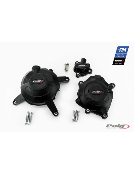 Kit protections de carter moteur PUIG - YAMAHA MT-125 2015 - YZF-R125 2016-2019 - YZF-R3 2016-2024