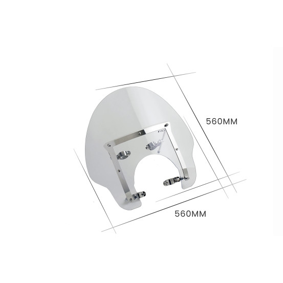 Pare-brise PUIG America II - YAMAHA - HARLEY DAVIDSON - SUZUKI - HONDA - KAWASAKI - DAELIM - KYMCO