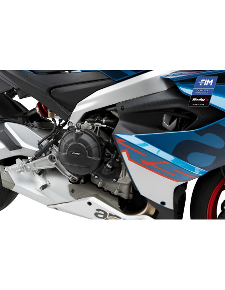 Kit protections de carter moteur PUIG Track - APRILIA RS 660 2021-2026 - RS 660 FACTORY 2025-2026