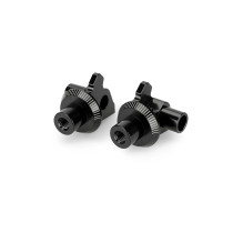 Adaptateurs PUIG repose-pieds pilote - APRILIA TUAREG 660 2022-2026 - TUAREG 660 RALLY 2025-2026