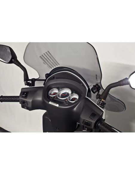 Bulle PUIG City Touring - SYM HD2 125 E3 2012-2015 - HD2 125 E4 2016-2017 - HD2 200 IE 2012-2017