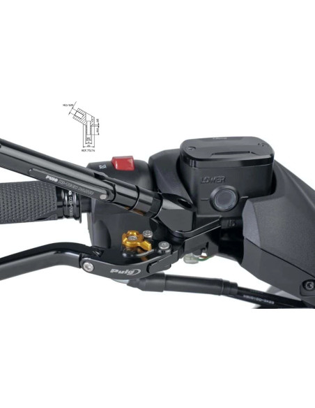 Adaptateurs PUIG rétroviseurs au axe de levier - YAMAHA T-MAX 560 / T-MAX 560 TECH MAX 2020-2024