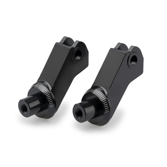Adaptateurs PUIG repose-pieds pilote - TRIUMPH SCRAMBLER 400 XC 2026 - SCRAMBLER 400X 2024-2025