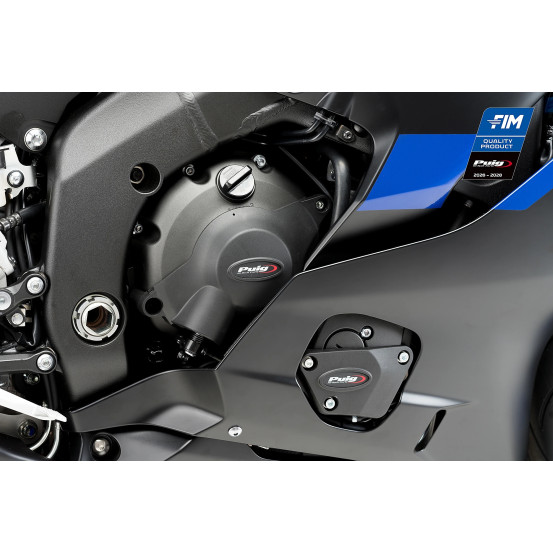Kit protections de carter moteur PUIG Track - YAMAHA YZF-R6 2006-2020 - YZF-R6 RACE 2021-2024