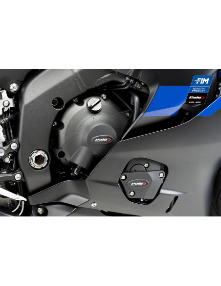 Kit protections de carter moteur PUIG Track - YAMAHA YZF-R6 2006-2020 - YZF-R6 RACE 2021-2024