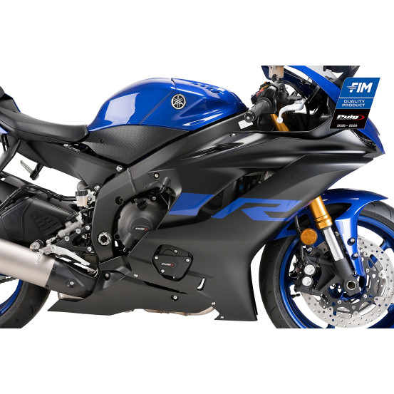 Kit protections de carter moteur PUIG Track - YAMAHA YZF-R6 2006-2020 - YZF-R6 RACE 2021-2024
