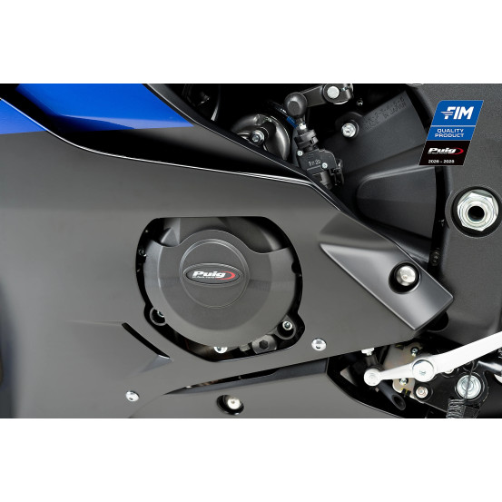 Kit protections de carter moteur PUIG Track - YAMAHA YZF-R6 2006-2020 - YZF-R6 RACE 2021-2024