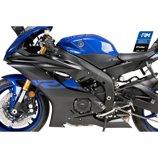 Kit protections de carter moteur PUIG Track - YAMAHA YZF-R6 2006-2020 - YZF-R6 RACE 2021-2024