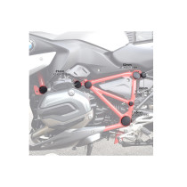 Bouchon de cadre PUIG - BMW R1200R / R1200RS 2015-2018 - R1250R 2018-2026 - R1250RS 2019-2026 2