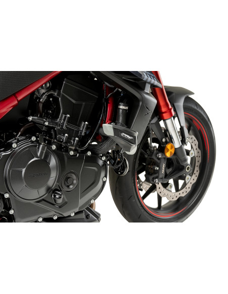 Tampons protection PUIG Pro 2.0 - HONDA CB750 HORNET 2023-2026 - CB750 HORNET ECLUTCH 2026