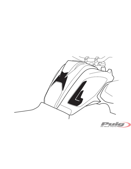 Protection de réservoir PUIG - BMW R1200GS / R1200GS EXCLUSIVE / R1200GS RALLYE 2017-2018