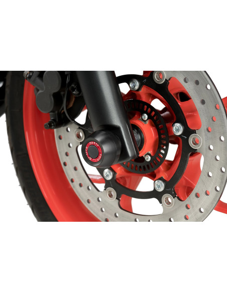 Tampons de protection PUIG de fourche PHB19 - YAMAHA MT-03 2020-2026 - YZF-R3 2015-2018