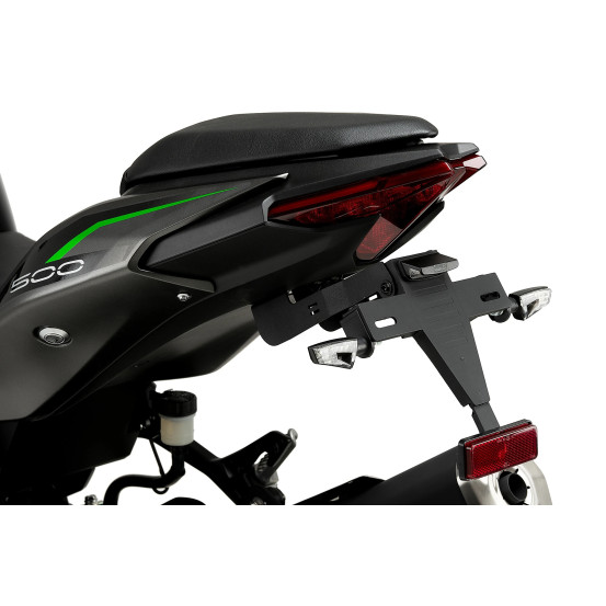 Support de plaque PUIG - KAWASAKI NINJA 500 / NINJA 500 SE / Z500 / Z500 SE 2024-2026