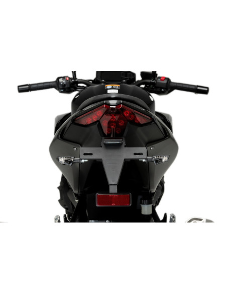 Support de plaque PUIG - KAWASAKI NINJA 500 / NINJA 500 SE / Z500 / Z500 SE 2024-2026