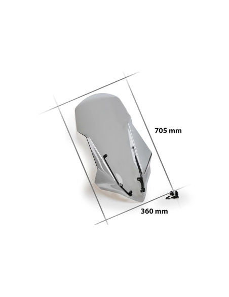 Pare-brise PUIG V-Tech Line Touring - SEAT MÓ 125 2021-2024 - SILENCE S01 2019-2026