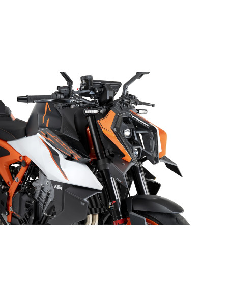 Ailerons PUIG Downforce roadster frontaux - KTM 990 DUKE 2024-2026 - 990 DUKE R 2026