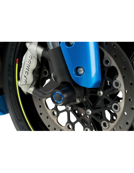 Tampons de protection PUIG de fourche PHB19 - SUZUKI GSX-R600 / GSX-R750 2011-2016