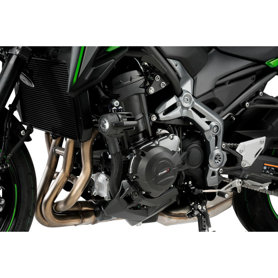 Kit protections de carter moteur PUIG - KAWASAKI Z900 2017-2024 - Z900SE 2022-2024
