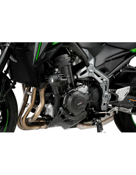 Kit protections de carter moteur PUIG - KAWASAKI Z900 2017-2024 - Z900SE 2022-2024