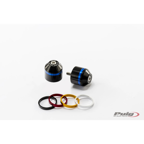 Embouts de guidon PUIG courts avec anneaux M6 - TRIUMPH TIGER SPORT 1050 2013-2020