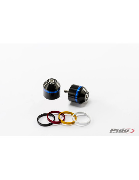 Embouts de guidon PUIG courts avec anneaux M6 - TRIUMPH TIGER SPORT 1050 2013-2020