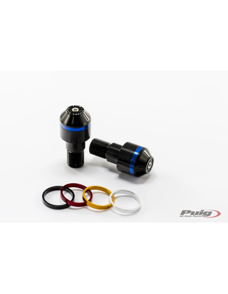 Embouts de guidon PUIG courts avec anneaux M18/150 - YAMAHA YZF-R125 2014-2018