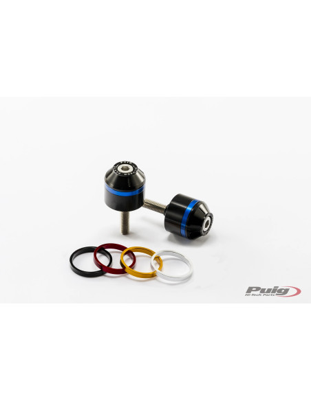 Embouts de guidon PUIG courts avec anneaux M8 - YAMAHA MT-09 TRACER 2015-2017