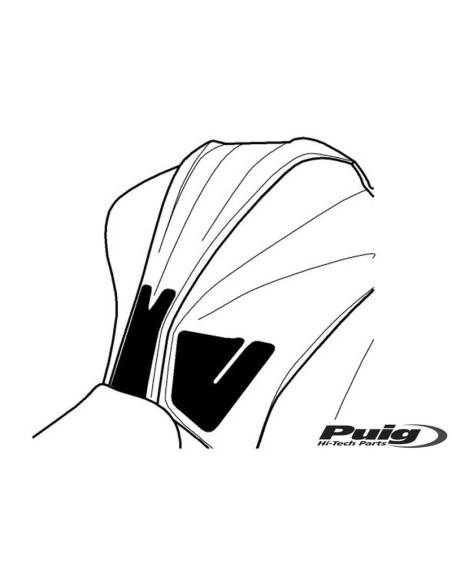 Protection de réservoir PUIG - KAWASAKI Z1000 2014-2019 - Z1000 SE 2014-2016