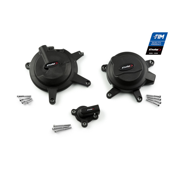 Kit protections de carter moteur PUIG Track - KAWASAKI NINJA 400 2018-2024