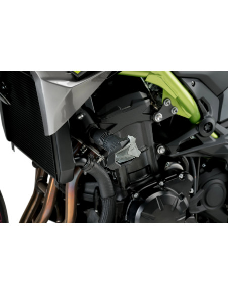 Tampons protection PUIG S19 - KAWASAKI Z900 2017-2026 - Z900SE 2022-2026
