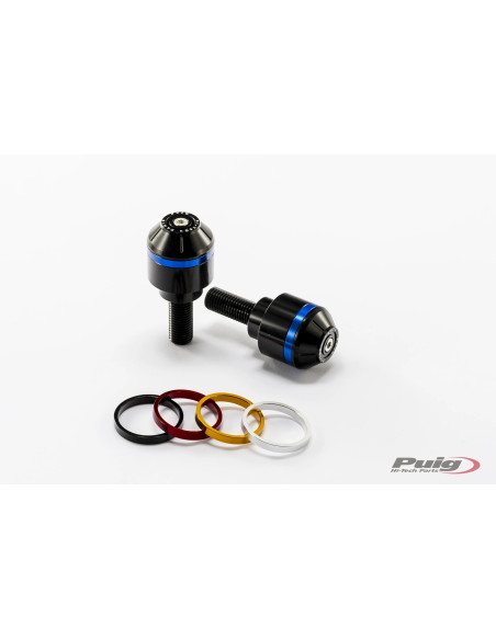 Embouts de guidon PUIG courts avec anneaux M12/150 - BMW F800R 2009-2014
