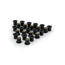 Inserts de bulle PUIG M6 écrou 25 pièces 15 x 7 x 1,5 x 13,5 x 15 x 12,5