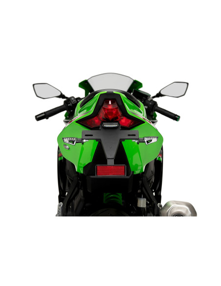 Support de plaque PUIG - KAWASAKI ZX-4R NINJA / ZX-4RR NINJA 2024-2026