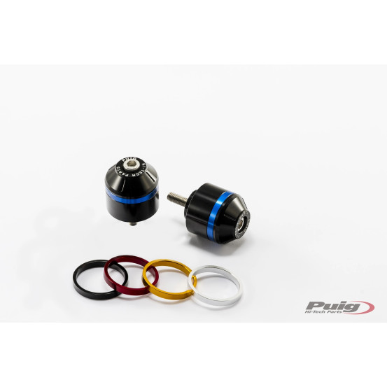 Embouts de guidon PUIG courts avec anneaux M6 - YAMAHA MT-03 2016-2026