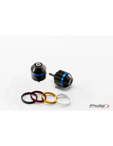 Embouts de guidon PUIG courts avec anneaux M6 - YAMAHA MT-03 2016-2026
