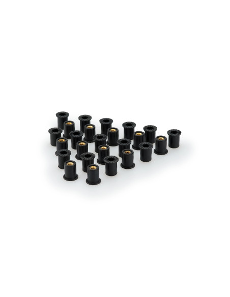 Inserts de bulle PUIG M6 écrou 25 pièces 14 x 5 x 1,5 x 11,5 x 13 x 10