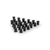 Inserts de bulle PUIG M6 écrou 25 pièces 14 x 6 x 1,5 x 13,5 x 15 x 10
