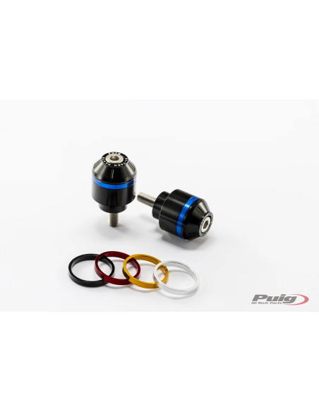 Embouts de guidon PUIG courts avec anneaux M8 - BMW F800GT 2013-2017