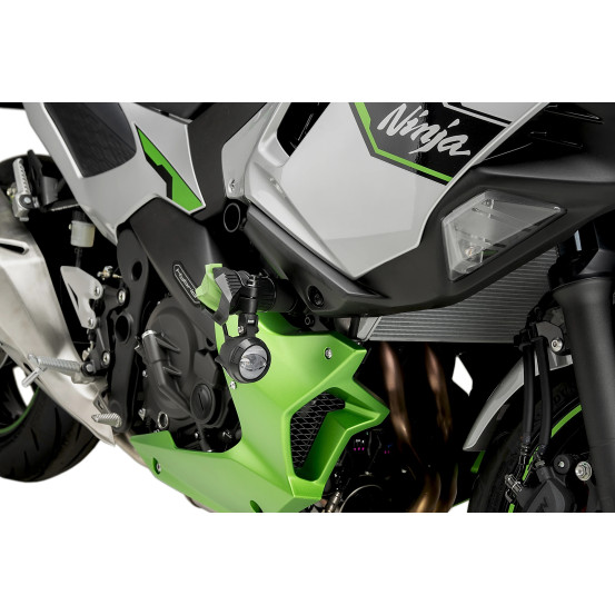 Set de fixation feux additionnels PUIG sur protection moteur 39 mm
