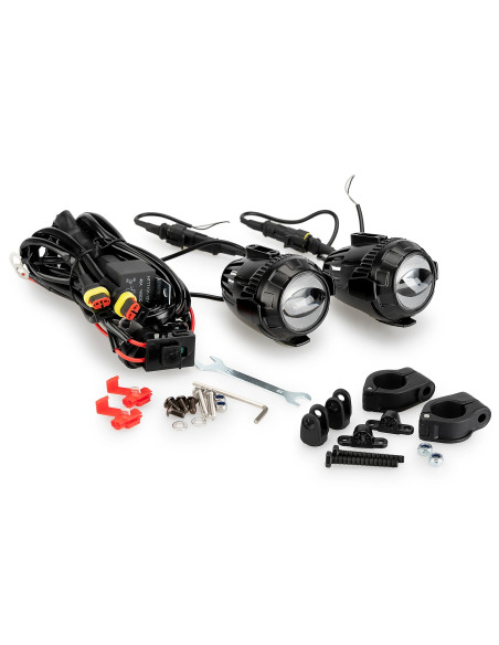 Feux additionnels PUIG Beam 3.0 pour support 25 mm - Homologués