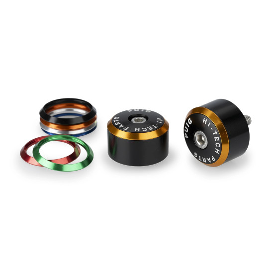 Embouts de guidon PUIG 22289 Balance avec anneaux M6 - YAMAHA