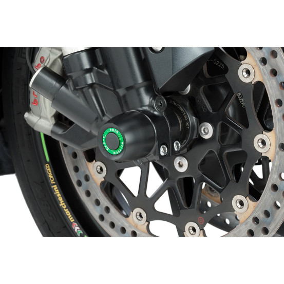 Tampons de protection PUIG 20120 de fourche PHB19 - KAWASAKI