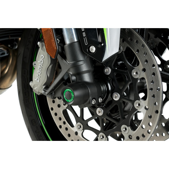 Tampons de protection PUIG 20511 de fourche PHB19 - KAWASAKI