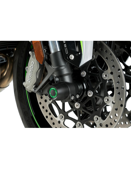 Tampons de protection PUIG 20511 de fourche PHB19 - KAWASAKI